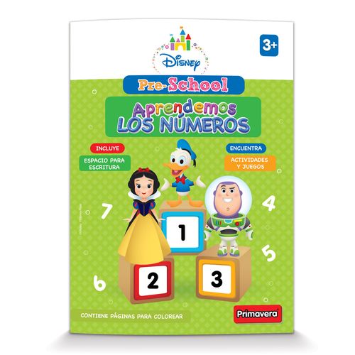 Libro Pre-School Aprendemos los Números Disney Primavera