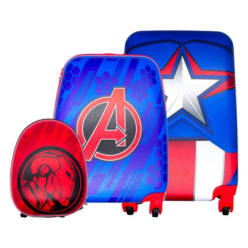 Set de Maletas de Viaje Avengers x 3