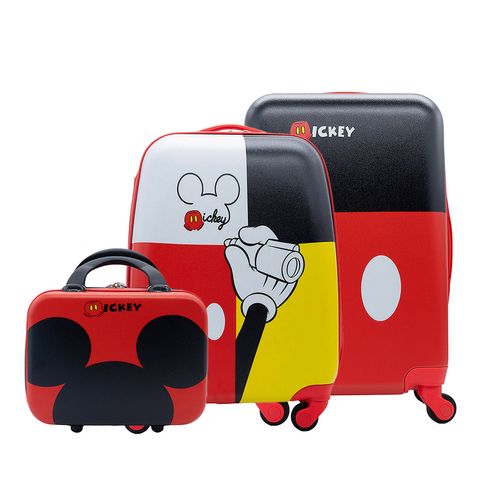 Set de Maletas de Viaje Mickey Mouse Colors x 3