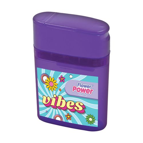 Sacapuntas Flower Power Morado Vibes