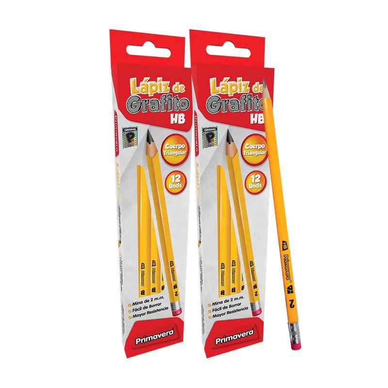 LapizX12UndPrimaveraNegro