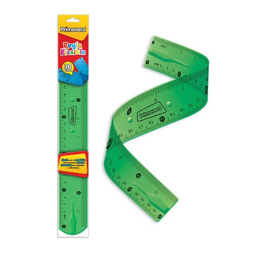 Regla Flexible Primavera Verde