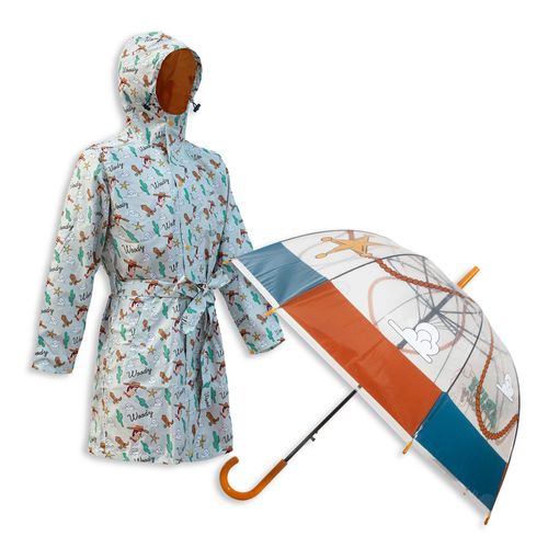 Kit Impermeable + Sombrilla Toy Story  Mujer