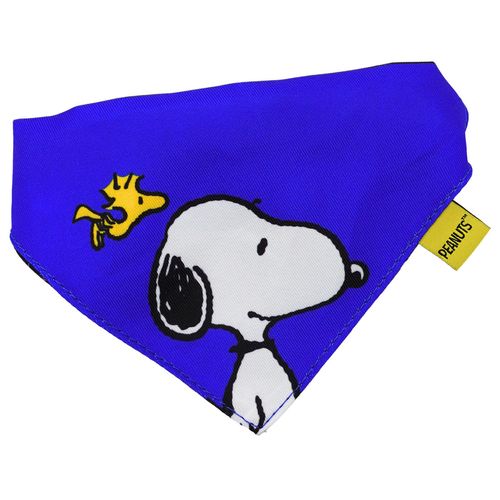 Pañoleta Collar para Mascota Snoopy y Woodstok Azul