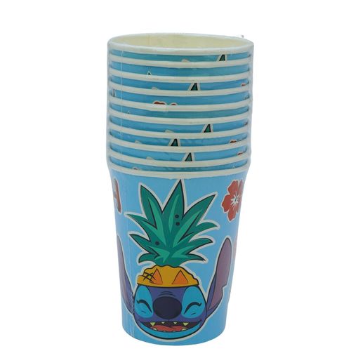 Vaso para Fiesta Stitch Aloha Hawaii x 10