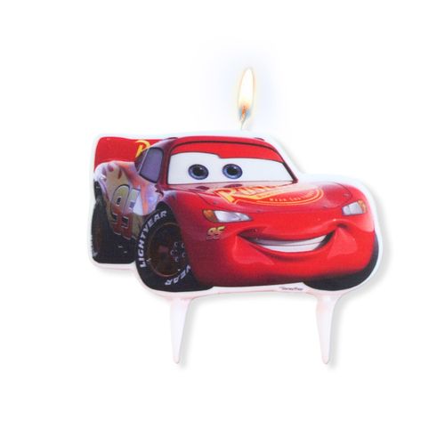 Vela de Cumpleaños Cars Rayo McQueen