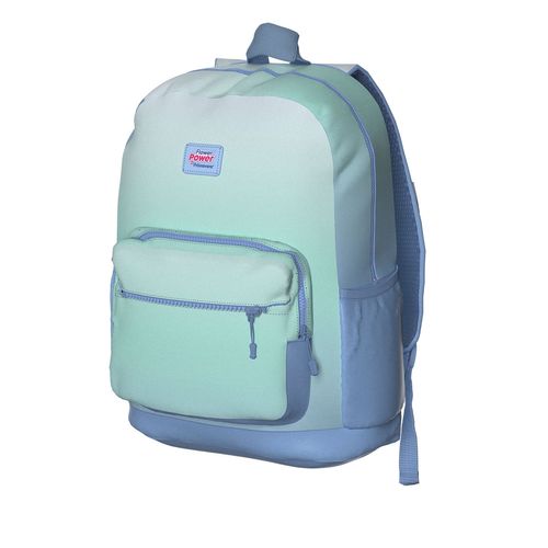 Morral Juvenil Flower Power Degradé Aguamarina- Azul