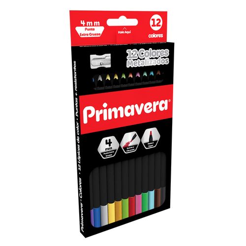 Colores Metalizados Primavera Black x 12