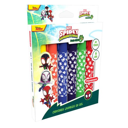 Crayones Lavables Spidey x 6