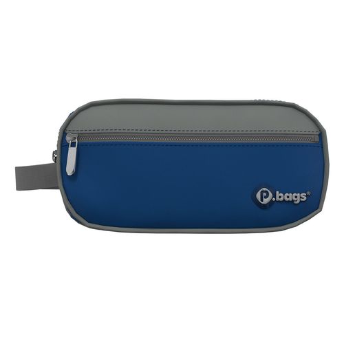 Cartuchera Premium Duo Solid Colors Azul