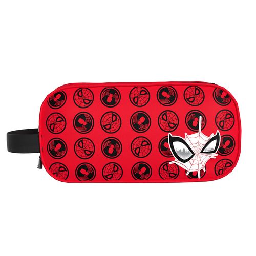 Cartuchera Puff Printing 2 Bolsillos Marvel Logos Spiderman