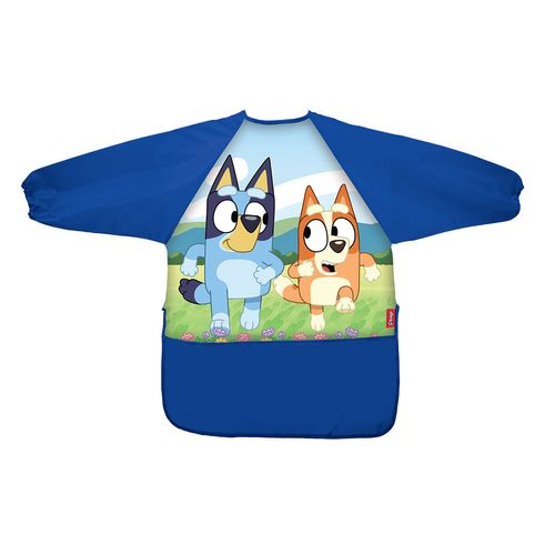 Delantal Con mangas Bluey  & Bingo