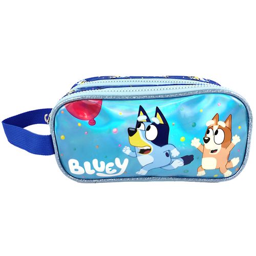 Cartuchera Premium 2 Bolsillos Bluey y Bingo
