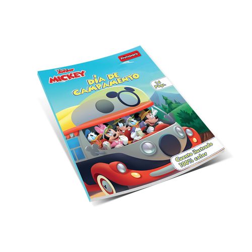 Cuento Ilustrado Mickcey Mouse 24 pags. - Día de Campamento