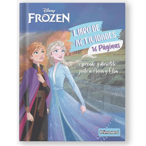 Libro de Actividades Frozen II 16 pags. - Aprende y Diviértete Junto a Ana y Elsa