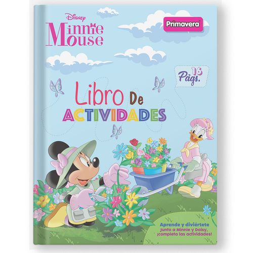 Libro de Actividades Minnie Mouse 16 pags. - Minnie y Daisy Cultivando Flores