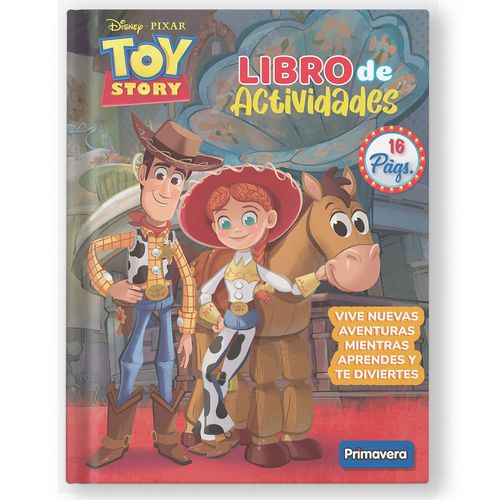Libro de Actividades Toy Story 16 pags. - Woody, Jessie, Tiro al Blanco
