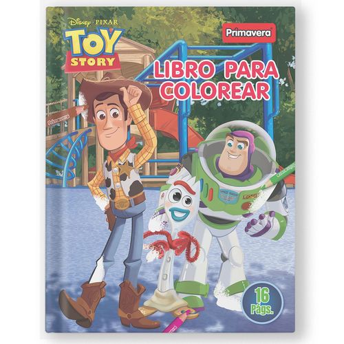 Libro para Colorear 16 pags. Toy Story 4 Woody, Buzz y Forky