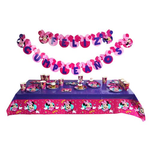 Combo Línea Fiesta Minnie Mouse Boom