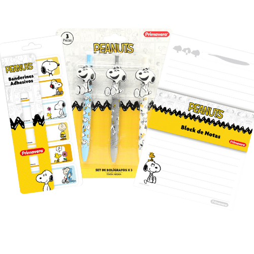 Combo notas Snoopy