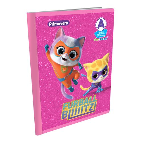 Cuaderno Cosido Pre-School A Super Kitties Furball Bliiiitz