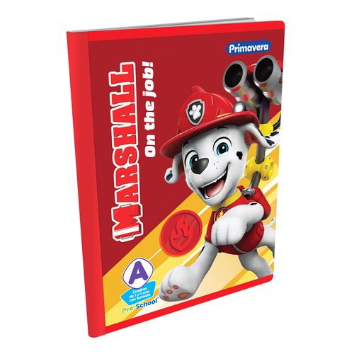Cuaderno Cosido Pre-School A Paw Patrol Marshall On the Job!