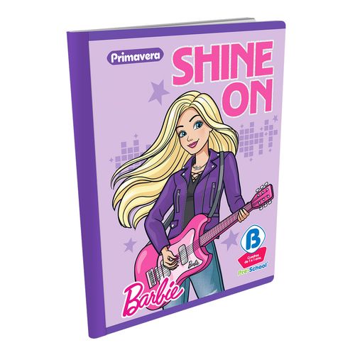 Cuaderno Cosido Pre-School B Barbie Shine On