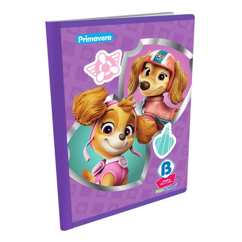 Cuaderno Cosido Pre-School B Paw Patrol Skye y Liberty