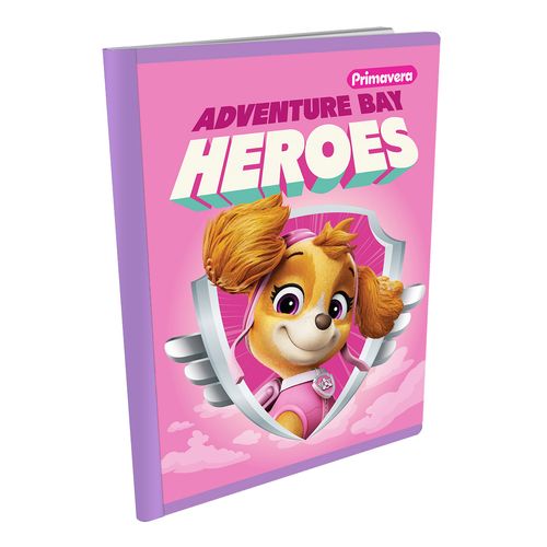 Cuaderno Cosido  Paw Patrol Niña Adventure Bay Heroes Skye