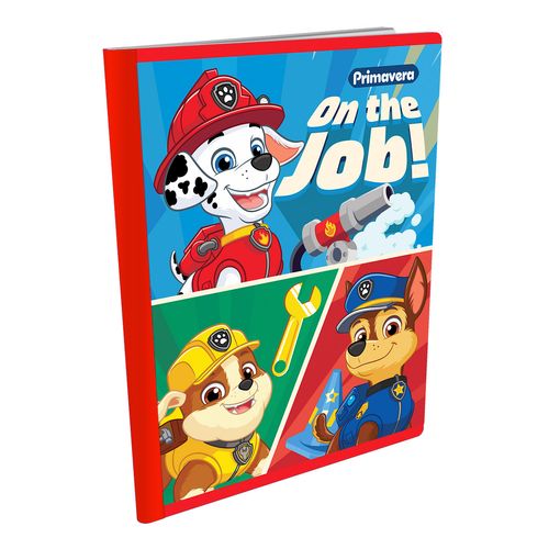 Cuaderno Cosido  Paw Patrol Niño On The Job