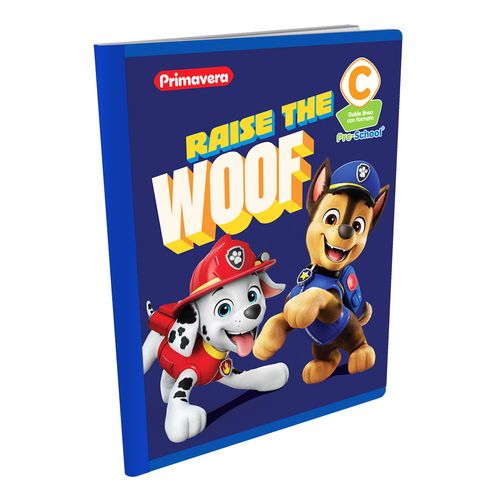 Cuaderno Cosido Pre-School C Paw Patrol Raise the Woof
