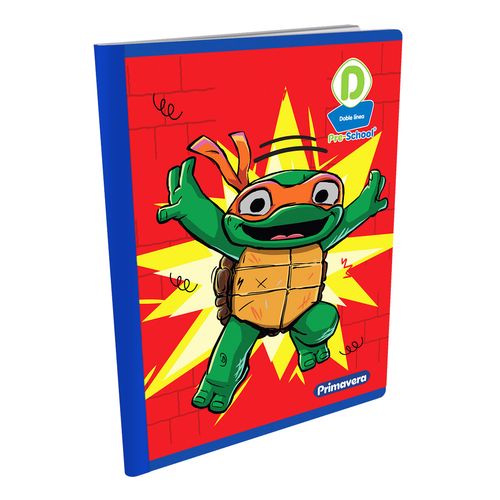 Cuaderno Cosido Pre-School D Tortugas Ninja Michelangelo