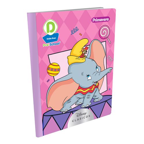 Cuaderno Cosido Pre-School D Dumbo Dumbo y Timoteo