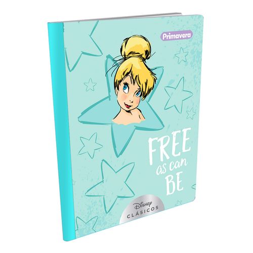 Cuaderno Cosido  Tinkerbell Tinkerbell Free as can Be