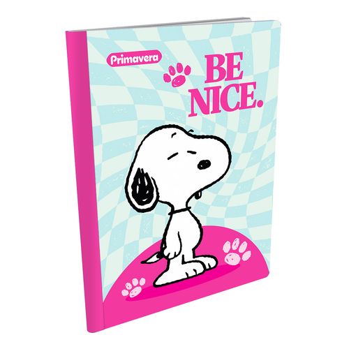 Cuaderno Cosido  Snoopy Be Nice