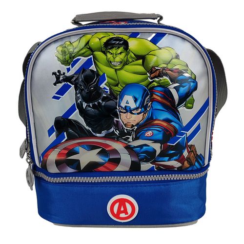 Lonchera  Avengers Capitan, Pantera y Hulk Premium
