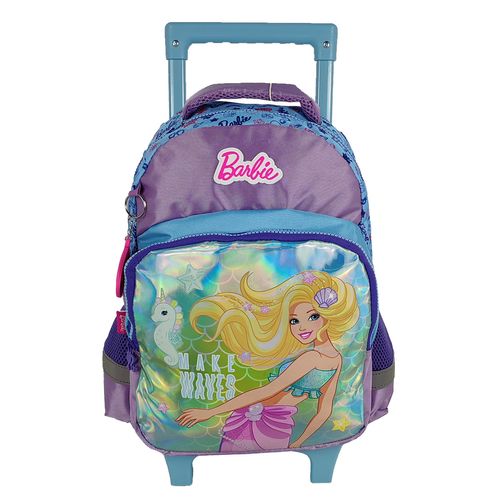 Morral  Barbie Premium con Ruedas Sirena