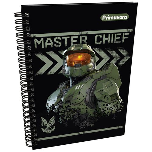 Cuaderno Argollado Pasta Dura  Halo Master Chief