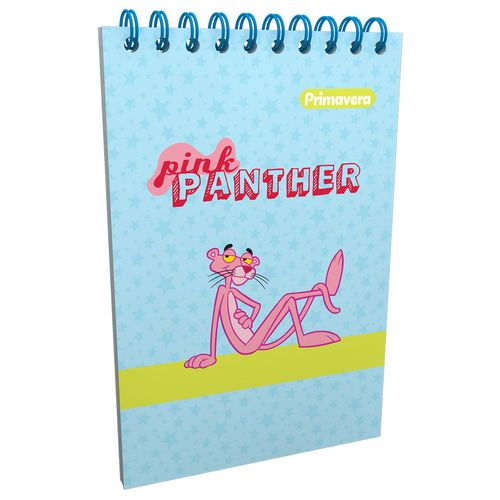Cuaderno Vertical  Pantera Rosa Estrellas