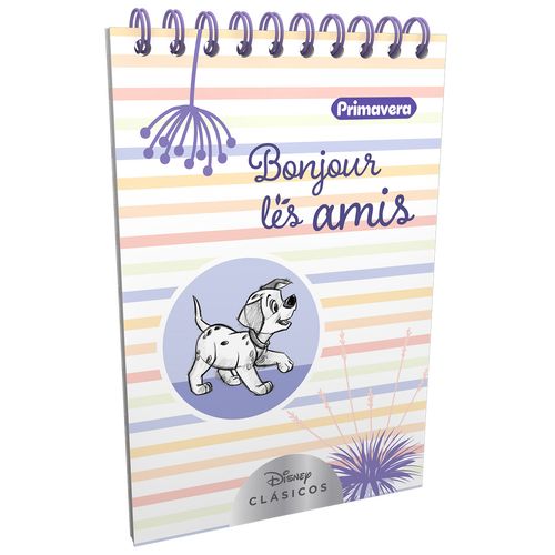 Cuaderno Vertical  101 Dálmatas Bonjour Les Amis