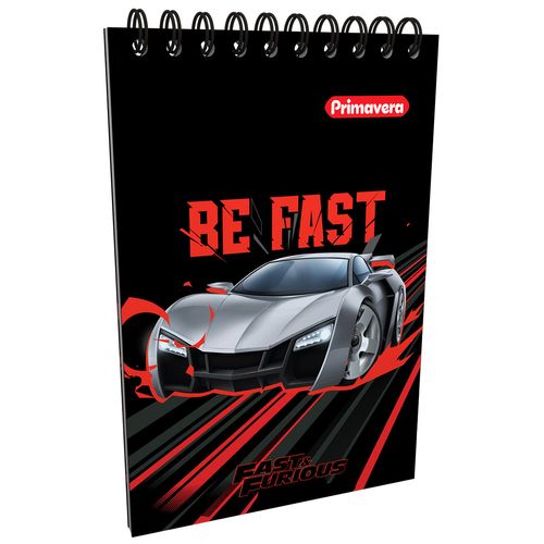 Cuaderno Vertical  Fast & Furious Be Fast
