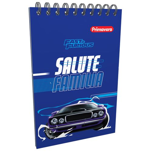Cuaderno Vertical  Fast & Furious Salute Familia