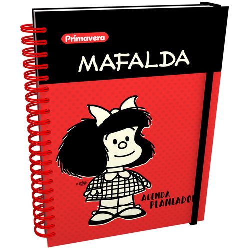 Planeador  Mafalda Negro y Rojo