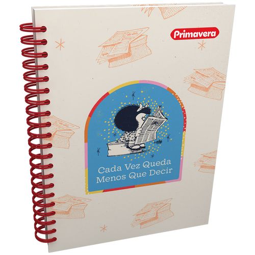 Cuaderno Argollado  Mafalda Multimaterias Mujer Cada Vez
