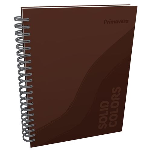 Cuaderno Argollado Multimaterias  Solid Colors Hombre Café