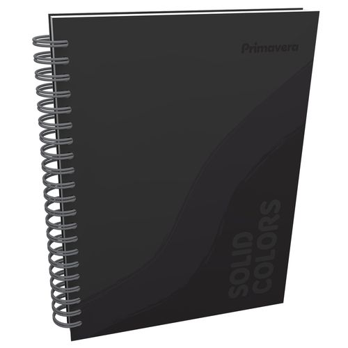 Cuaderno Argollado Multimaterias  Solid Colors Hombre Black