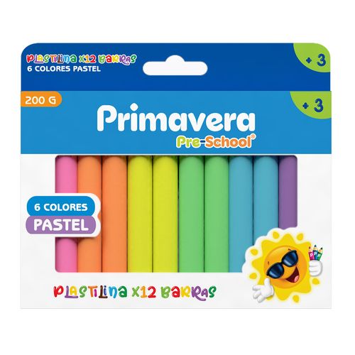 Plastilina   Pastel X12