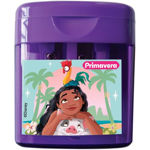 Sacapuntas  Princesas Bella, Rapunzel, Moana X 2