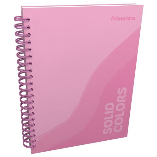 Cuaderno Argollado Grande Multimaterias Solid Colors Mujer Rosa