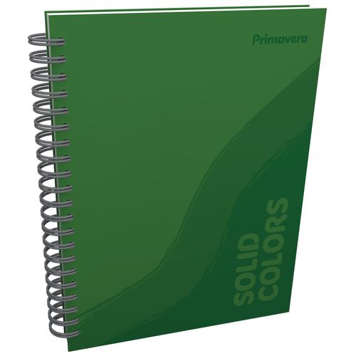 Cuaderno Argollado Grande Multimaterias Solid Colors Hombre Verde